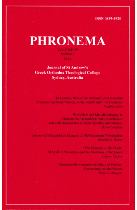 Phronema Volume 29, Number 1, 2014
